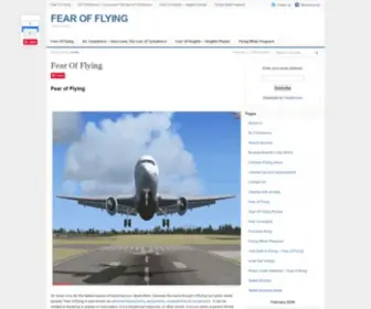 Fearofflyinganxiety.com(Welcome) Screenshot