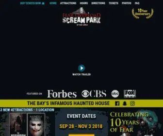 Fearoverload.com(Fear Overload Scream Park) Screenshot