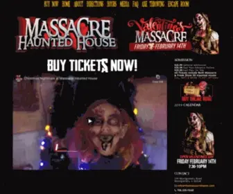 Fearthemassacre.com(Massacre Haunted House) Screenshot