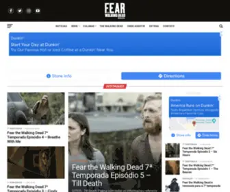 Fearthewalkingdead.com.br(FEAR the Walking Dead Brasil) Screenshot