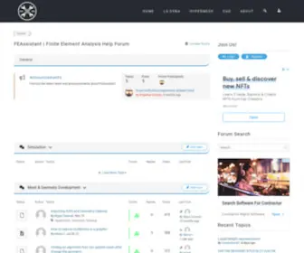 Feassistant.com(Finite Element Analysis Help Forum) Screenshot