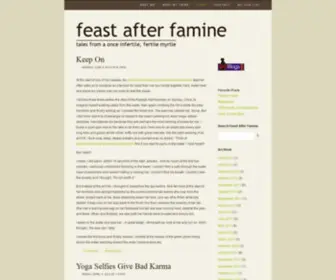 Feastafterfamine.com(feastafterfamine) Screenshot