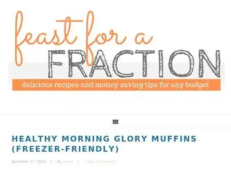 Feastforafraction.com(Feast for a Fraction) Screenshot