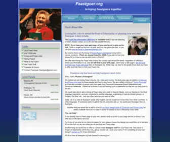 Feastgoer.org(Bringing feastgoers together) Screenshot