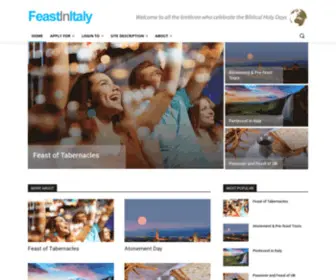 Feastinitaly.org(Feast In Italy) Screenshot