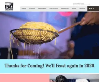 Feastportland.com(Feast Portland) Screenshot