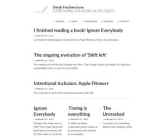 Feather.ca(Everything is a work in progress) Screenshot