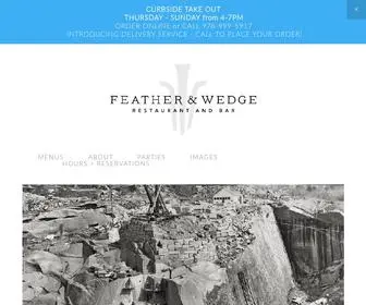 Featherandwedge.com(FEATHER & WEDGE) Screenshot
