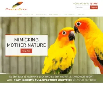 Featherbrite.com(Birdcage Lighting) Screenshot