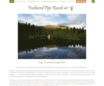 Featheredpipe.com(Feathered Pipe Ranch) Screenshot