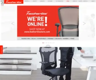 Featherliteindia.com(India's leading furniture manufacturing company since 1965. Featherlite) Screenshot