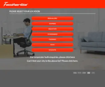 Featherlitestore.com(Featherlite Office Furniture) Screenshot