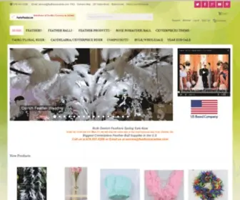 Featherparadise.com(Bulk Ostrich Feathers) Screenshot
