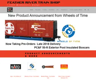 Featherrivertrains.com(Feather River Train Shop) Screenshot