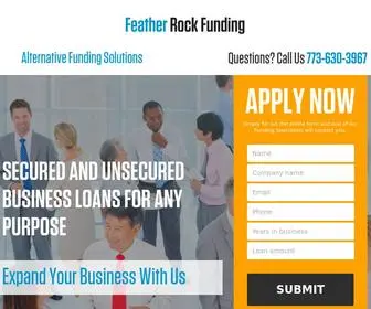 Featherrockfunding.com(Feather Rock Funding) Screenshot