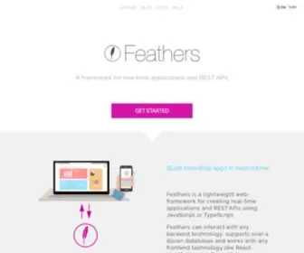 Feathersjs.com(A framework for real) Screenshot