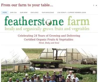 Featherstonefarm.com(Featherstone Farm) Screenshot