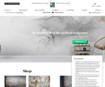 Feathr.com(Interior and Wallpaper Design Company) Screenshot