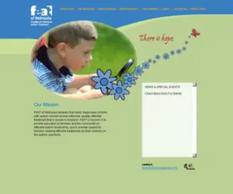 Featofnebraska.com(Feat of Nebraska // Families for Effective Autism Treatment) Screenshot