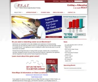 Featschool.org(Florida Electrical Apprenticeship Training) Screenshot