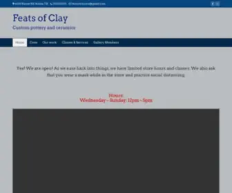 Featsofclaypottery.com(Featsofclaypottery) Screenshot