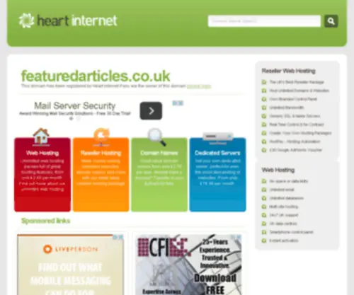 Featuredarticles.co.uk(Featuredarticles) Screenshot