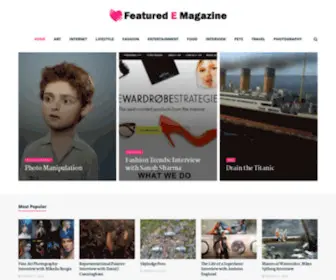 Featuredemagazine.com(Featured E Magazine) Screenshot