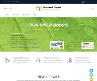 Featuredgoods.com(Dropshipping) Screenshot