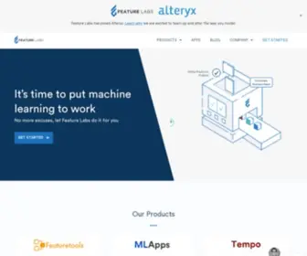 Featurelabs.com(Feature Labs) Screenshot
