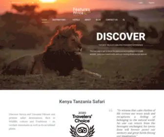 Featuresafrica.com(Kenya Tanzania Safari Tours) Screenshot