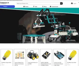 Featuress.in(Shop from india's best Robotic Store . Project Kit) Screenshot