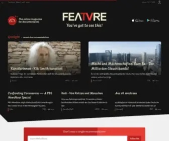 Featvre.com(Das Fernsehen ist tot) Screenshot