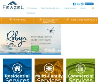 Feazelinc.com(Roof Repair) Screenshot