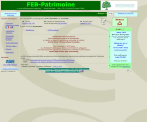 Feb-Patrimoine.com(Nouveau site FEB) Screenshot