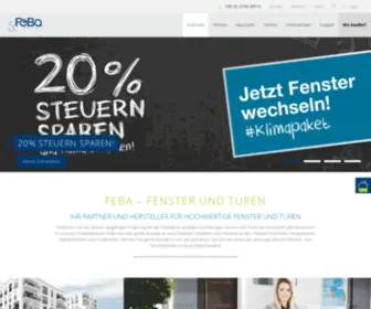 Feba.de(Fenster und Türen) Screenshot