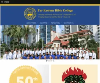 Febc.edu.sg(Far Eastern Bible College) Screenshot
