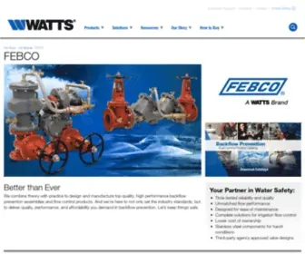 Febcoonline.com(Watts Brands) Screenshot