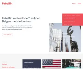 Febelfin.be(Homepage) Screenshot