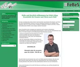 Febes.de(FeBeS-Fensterbeschlagservice) Screenshot