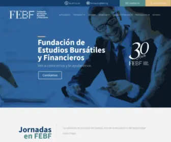 Febf.org(Fundación de estudios bursátiles y financieros) Screenshot