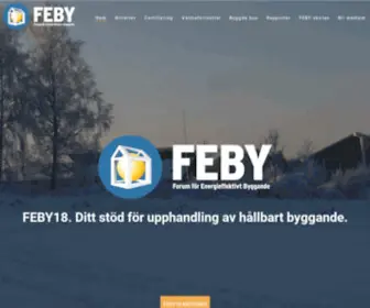 Feby.se(Forum för Energieffektivt Byggande) Screenshot