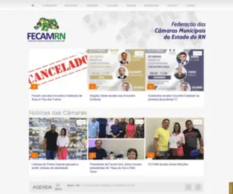 Fecamrn.com.br(Federação) Screenshot