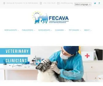Fecava.org(The Federation of Companion Animal Veterinary Associations (FECAVA)) Screenshot