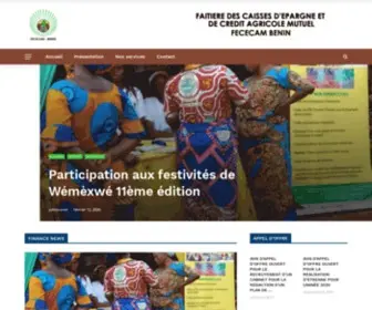 Fececam.org(BÉNIN) Screenshot