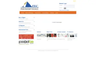 Feceg.com(Food Export Council) Screenshot