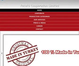 Feceks.com.tr(Feceks Cooperation Limited) Screenshot