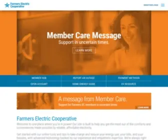 Fecelectric.com(Farmers Electric Cooperative) Screenshot