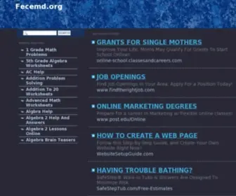 Fecemd.org(FECEMD) Screenshot