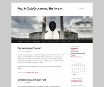 Fechtclubgrunewaldberlin.de(Der Fecht) Screenshot