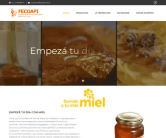 Fecoapi.com.ar(Federación de Cooperativas Apícolas Ltda) Screenshot